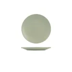 Zuma Round Coupe Ribbed Plate-210mm Ø - Pearl Pistachio
