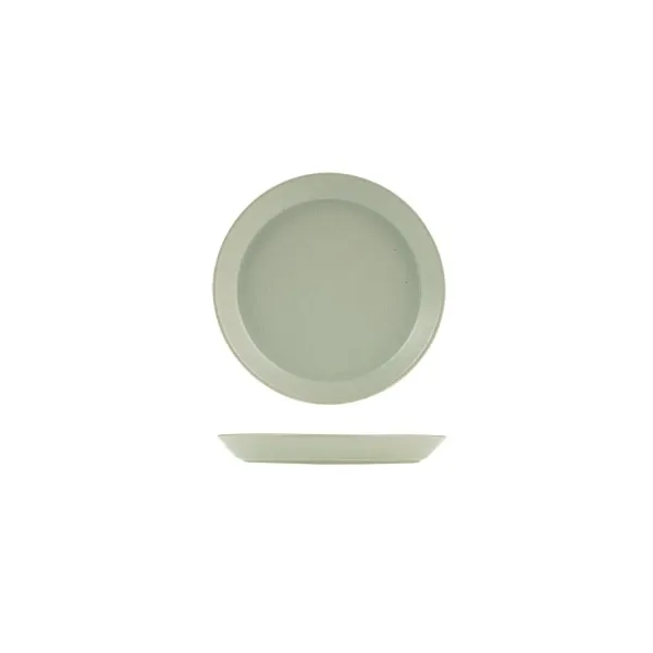 Zuma Tapered Plate-170mm Ø | 24mm H - Pearl Pistachio