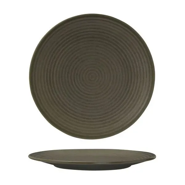 Zuma Round Coupe Ribbed Plate-265mm Ø - Cargo