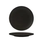 Zuma Round Coupe Ribbed Plate-210mm Ø - Charcoal
