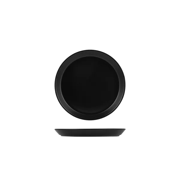 Zuma Tapered Plate-200mm Ø | 24mm H - Charcoal