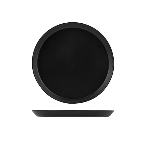 Zuma Tapered Plate-280mm Ø | 24mm H - Charcoal