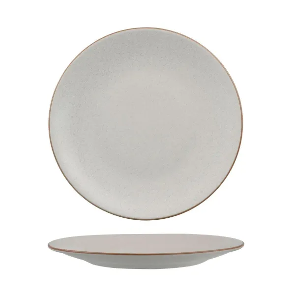 Zuma Round Coupe Plate-260mm Ø - Mineral