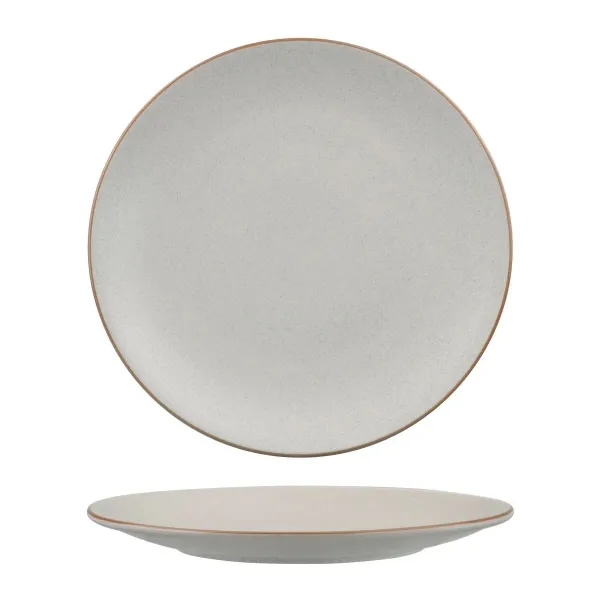 Zuma Round Coupe Plate-285mm Ø - Mineral