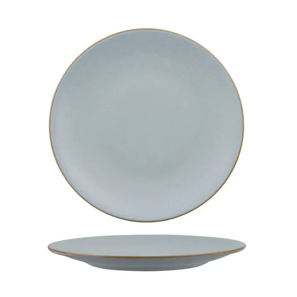 Zuma Round Coupe Plate-260mm Ø - Bluestone