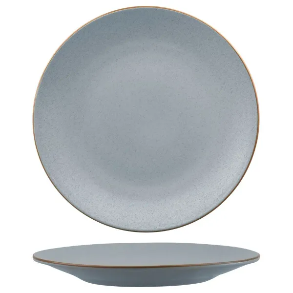 Zuma Round Coupe Plate-310mm Ø - Bluestone