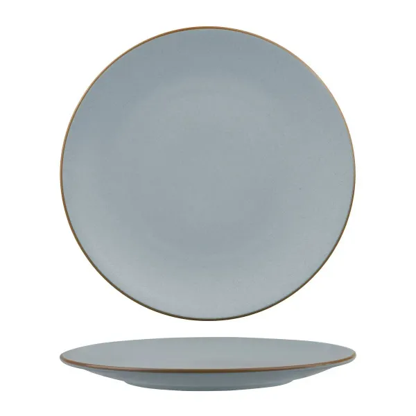 Zuma Round Coupe Plate-285mm Ø - Bluestone