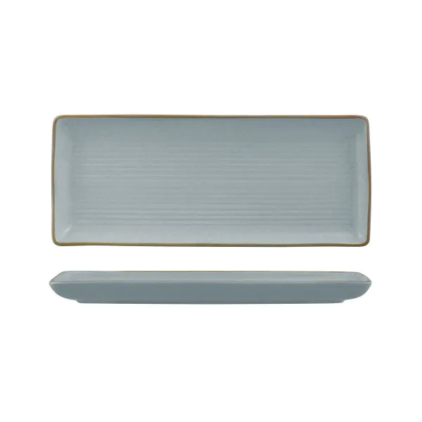 Zuma Rect Share Platter-335x140mm - Bluestone