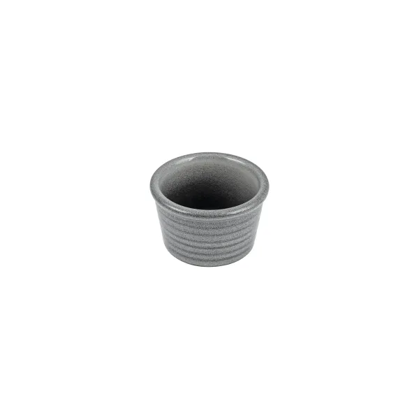 Zuma Ribbed Ramekin-85mm Ø | 50mm H - Gravel