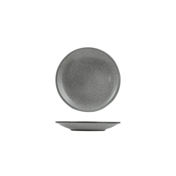 Zuma Round Coupe Plate-180mm Ø - Gravel