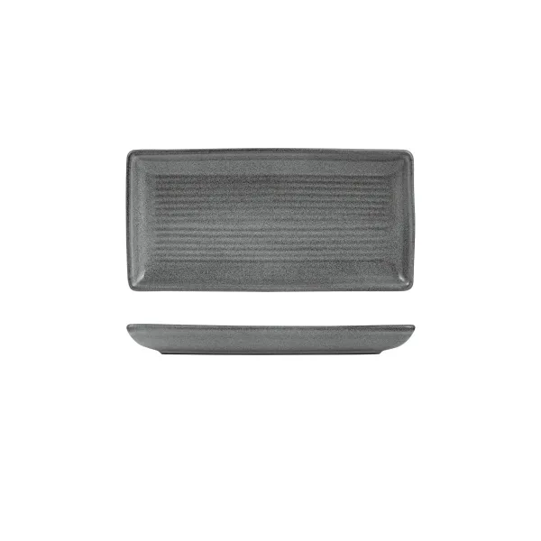 Zuma Rect Share Platter-250x125mm - Gravel