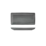 Zuma Rect Share Platter-250x125mm - Gravel