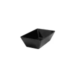 Melamine Rectangular Deep Dish Black 250 X150 X70mm
