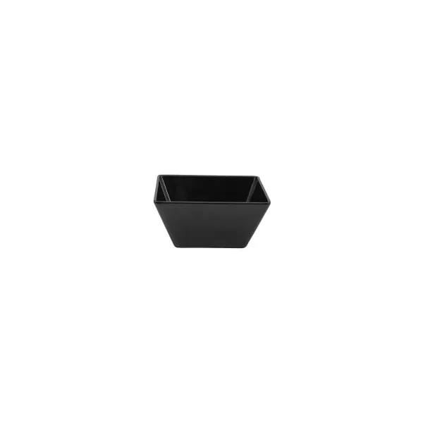 Bowl Square Black — 180x180x85mm