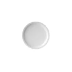 Melamine Round Plate Narrow Rim White 250mm