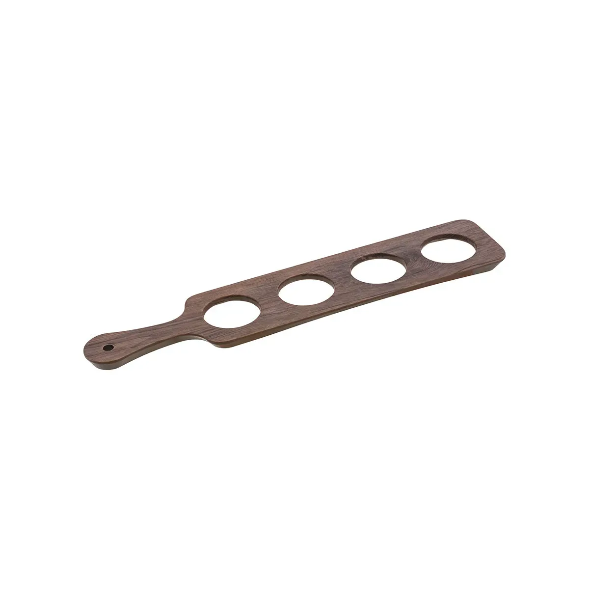 Melamine Wood Look Tasting Paddle - 4 Hole, 92 X 430mm