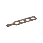 Melamine Wood Look Tasting Paddle - 4 Hole, 92 X 430mm