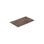 Rect Flat Platter-325x175mm - Dark Brown