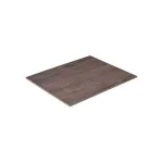 Rect Flat Platter-325x265mm - Dark Brown