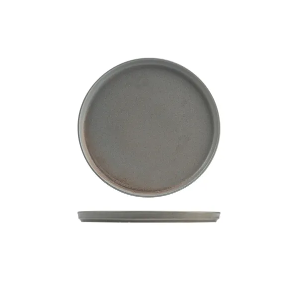 Walled Plate-300mm Ø / 22mm H - Husk