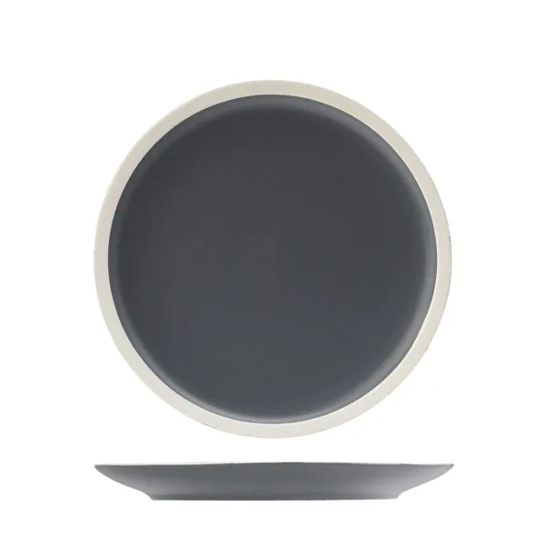 Round Plate - 240mm - Charcoal