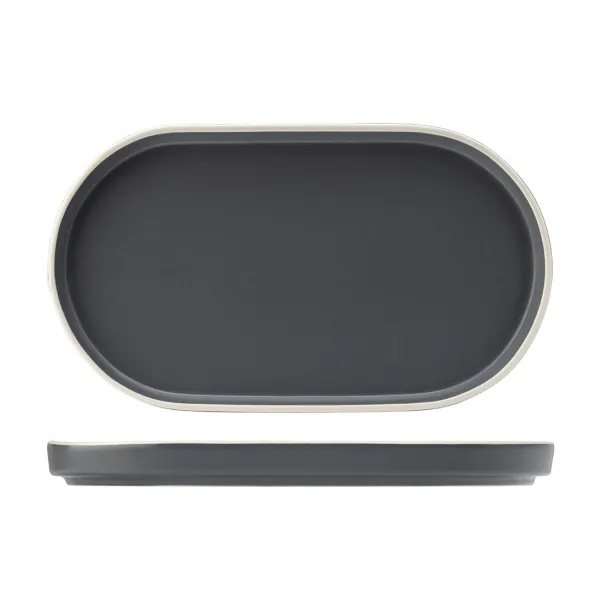 Oval Platter - 310mm X 175mm - Charcoal