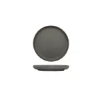 Walled Round Plate - 175mm Ø - Dark Grey