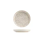 Walled Round Plate - 175mm Ø - Pebble