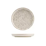 Walled Round Plate - 220mm Ø - Pebble