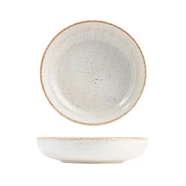Round Bowl — 220mm - Limestone