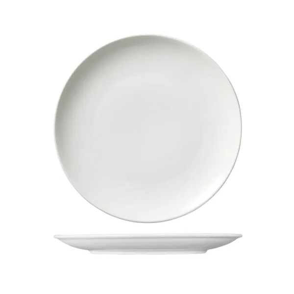 Round Plate Coupe 270mm - White