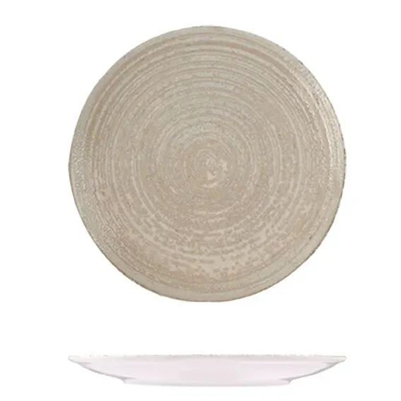 Round Plate - Coupe, 270mm Ø - Mocha