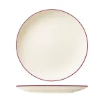 Round Plate Coupe - 300mm Ø - Maroon Band