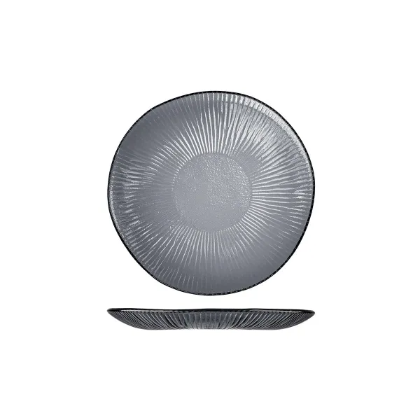 Glass Bamboo Plate-225mm