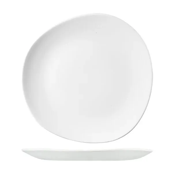 Organic Round Plate-286mm Ø - White