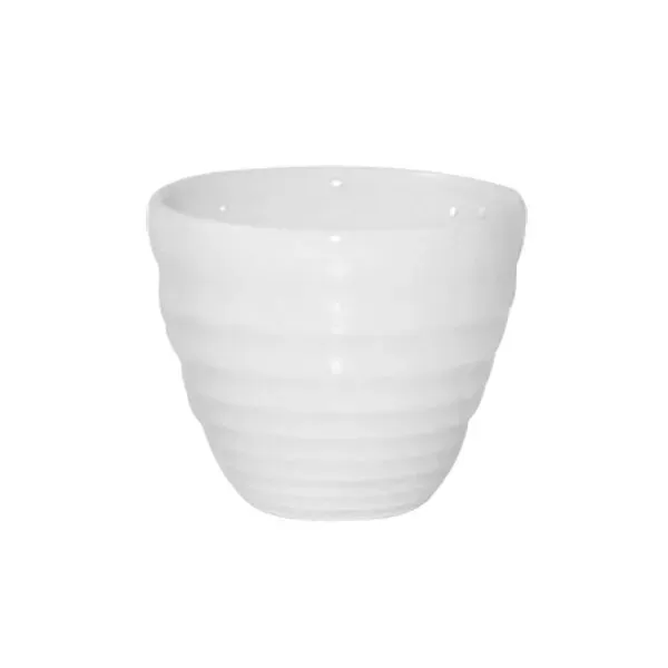 Ripple Sauce Pot-70mm Ø | 62mm H | 110ml - White
