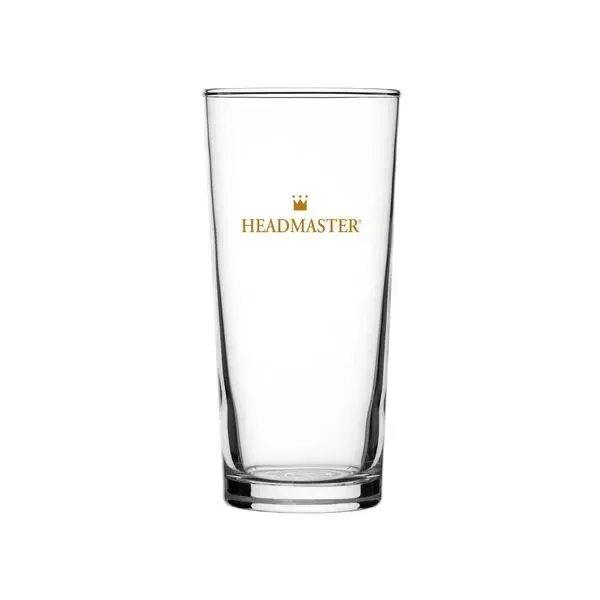 Beer Glass Oxford Headmaster Nucleated — 285ml