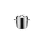 Stockpot-18/10, W/Cover, 200x200mm/6.2lt
