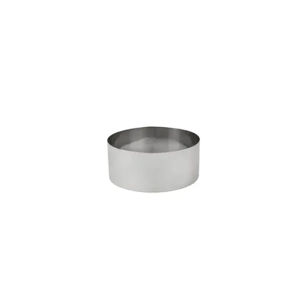 Cake Ring Stainless Steel — 200x60mm