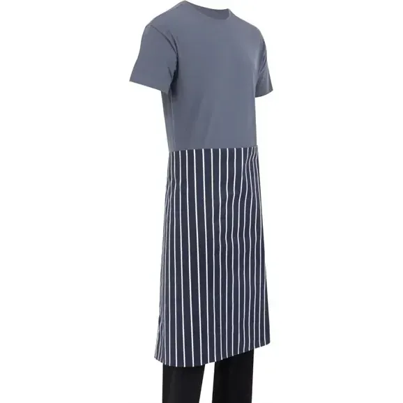 Whites Bistro Apron Blue/White Butchers Stripe