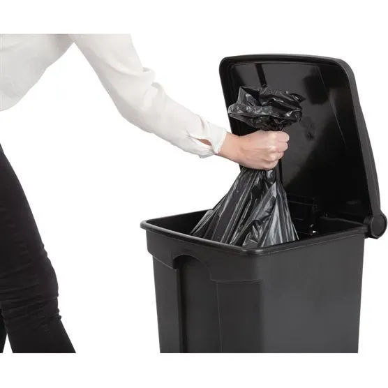 Edlp - Jantex Kitchen Pedal Bin Black - 45ltr view 6