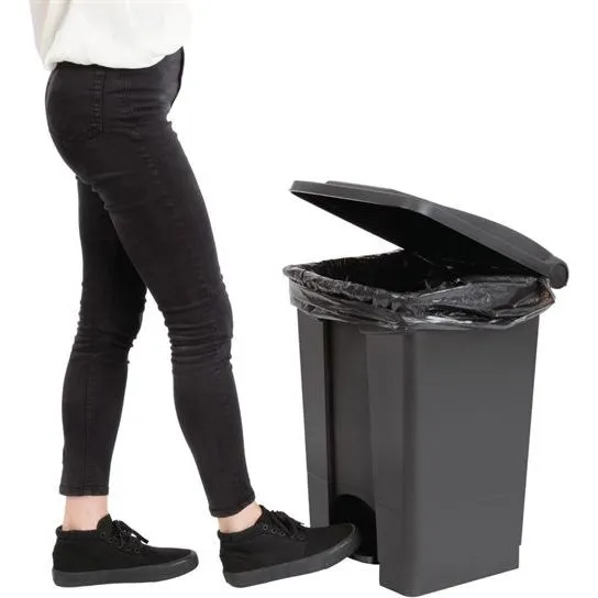 Edlp - Jantex Kitchen Pedal Bin Black - 45ltr view 5