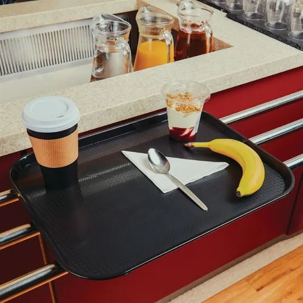 Olympia Kristallon Foodservice Tray Black - 265x345mm