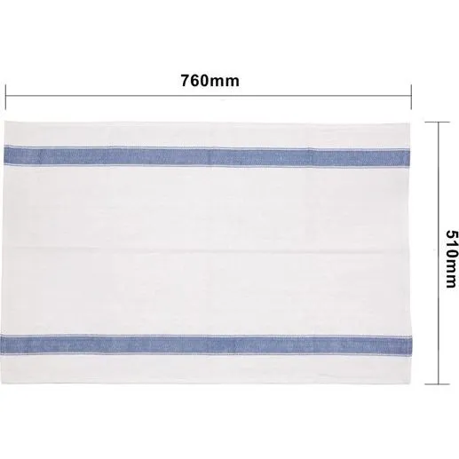 Vogue Tea Towel Blue - 760x510mm 30x20" view 3