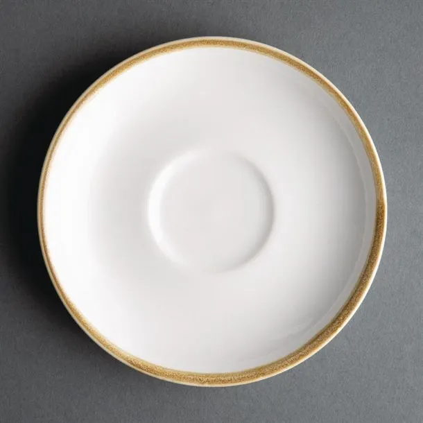 Olympia Kiln 340ml Cup Saucer Chalk 160mm view 4