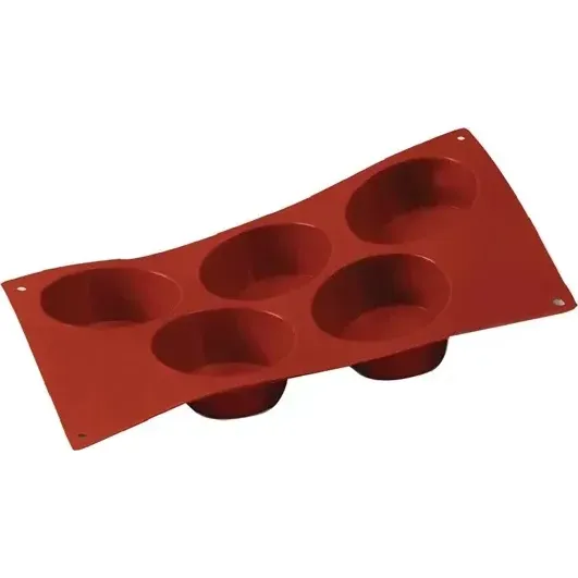 Frenti Silicone Muffin Mould 5 Cup 81x32mm