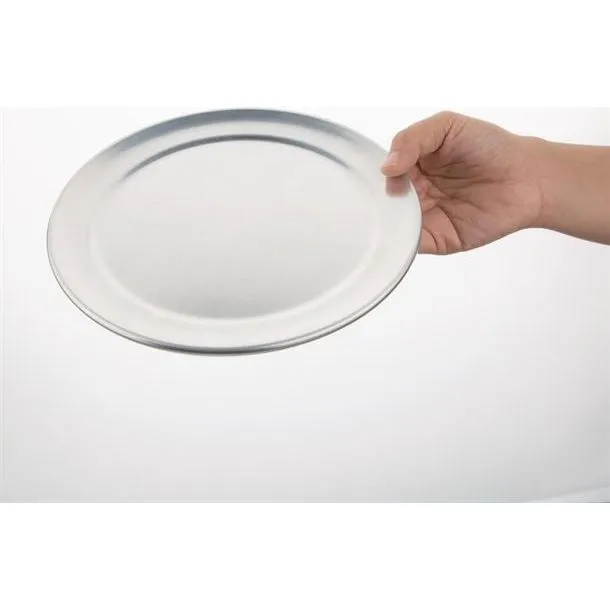 Vogue Pizza Tray Wide Rim Aluminum - 200mm 8" view 3