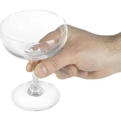 Olympia Crystal Bar Collection Champagne Saucer - 200ml [6 Pack]
