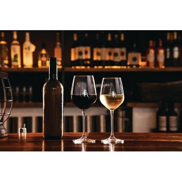Olympia Crystal Chime Wine Glass - 365ml 12.75oz (12.25usoz) (box 6) view 5
