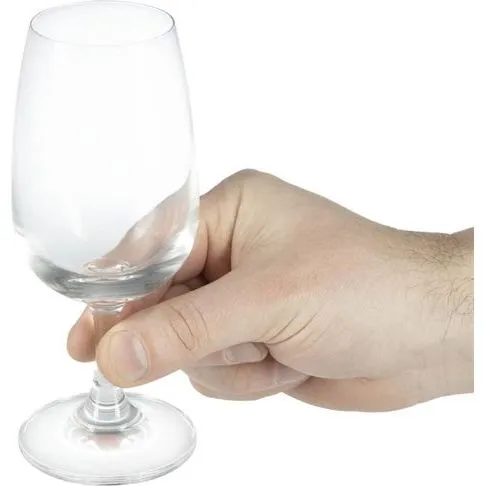 Olympia Crystal Bar Collection Wine Tasting Glass 220ml 7.75oz (7.5usoz) [6 Pack]